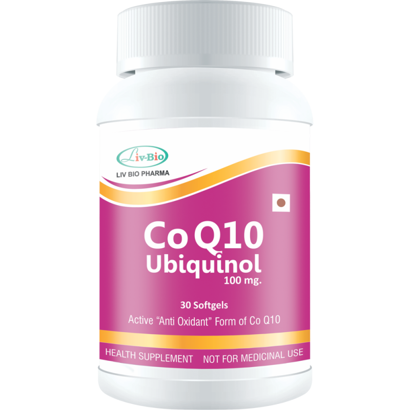 Co Q10 Ubiquinol (100 mg 30 Softgels) Liv Bio Pharma